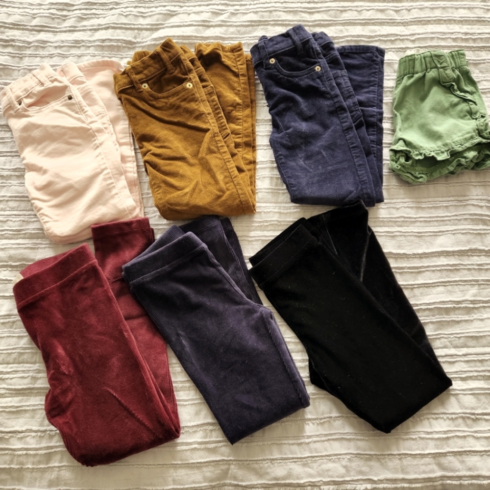 J. Crew Girls Pants and Short lot size 6